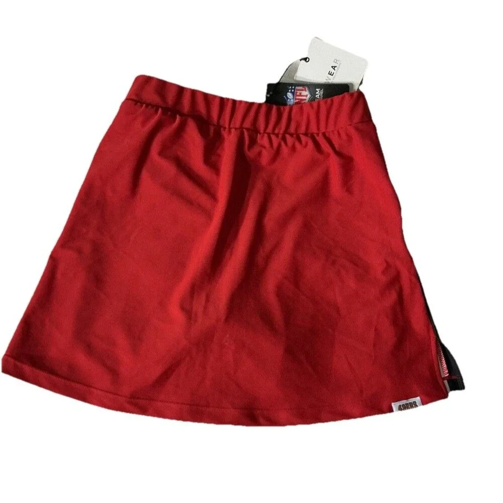 San Francisco 49ers Women Skirt NFL Wear Erin Andrews Red Sz Small NWT